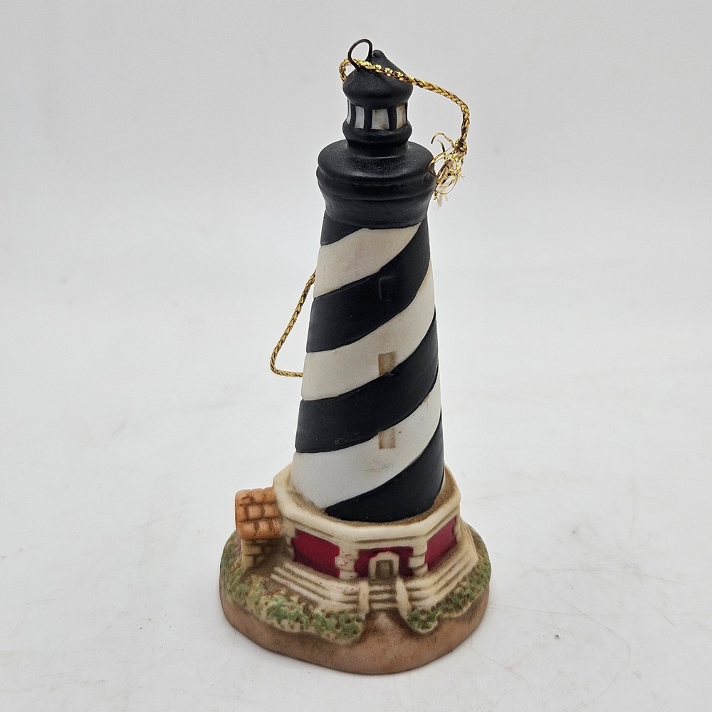 VTG Lefton Cape Hatteras Lighthouse Christmas Ornament 1994 Coastal Decor